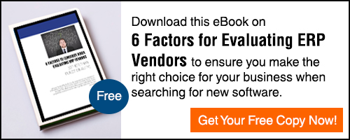 6 Factors for Evaluating ERP vendors