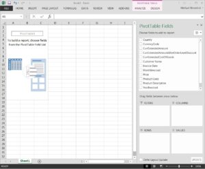 Create Pivot Tables with Excel