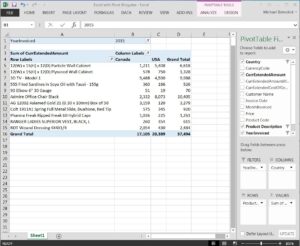 Linking ERP Data for Pivot Tables