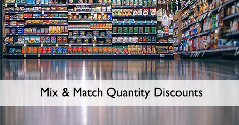 mix and match quantity discounts